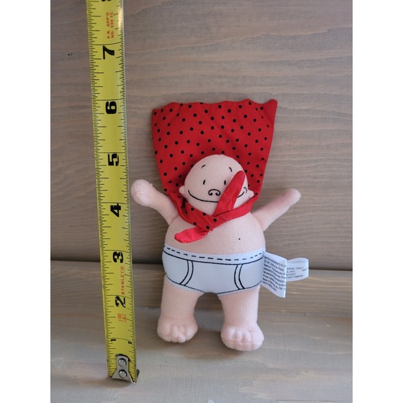 Captain Underpants Other - Captain Underpants Plush Stuffed Figure Toy with Cape 2002 Dav Pilkey